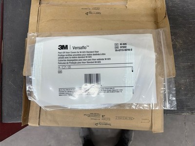3M Versaflo M-926 Peel-Off Visor Covers for M-925 Standard Visor, 10 Pack