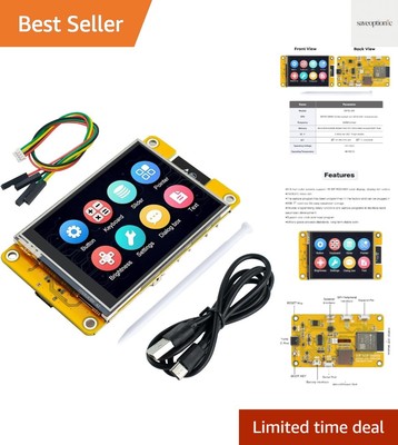 Integrated 2.8-Inch TFT Touch Screen with Wireless Tech for Raspberry Pi & More