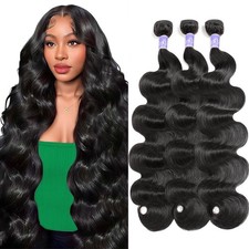 UDesire Human Hair Bundles 8 10 12 Inch Body Wave Brazilian Virgin Extensions