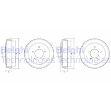 Tambour de frein Jeep PATRIOT