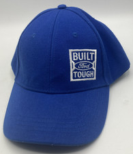Ford Built Tough Trucks Logo Blue Emroidered Strapback Adjustable Hat Cap