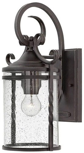Hinkley Casa 17 1/2" High Olde Black Outdoor Wall Light - Picture 2 of 10