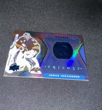 2020-21 Upper Deck Trilogy - Rookie Super Stage Jonas Johansson #RSS-11 Blue...
