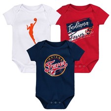 Infant Outerstuff Indiana Fever Destiny 3-Piece Creeper Set