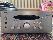 NAD L 76 A/V Surround Receiver Silver 5.1 Dolby Digital DTS 12 Inputs - WORKING