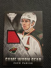 2013-14 Panini Titanium #GG-ZP Zach Parise Game Worn Gear