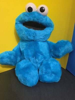 Tickle Me Cookie Monster Vintage 97 Tyco Talking Stuffed Plush Toy Sesame Street