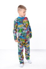 Boys  Pajama Set   Comfortable Fit  Soft Fabric, Any season, Nosi svoe 6076...