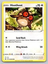Hoothoot 143/202 SWSH01: Sword & Shield Base Set Pokemon Card - NM