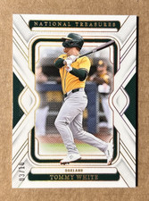 2025 Panini National Treasures TOMMY WHITE #90 GOLD Holo FOIL 3/10 SSP ATHLETICS