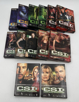 CSI CRIME SCENE INVESTIGATION  DVD  ITALIAN/EN SEASON 1-3 & 5-7 MISSING SEASON 4