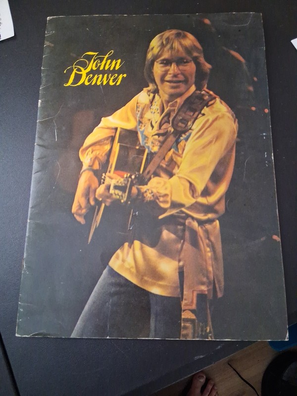 John Denver 1977-78 Concert Tour Program Book I Want to Live