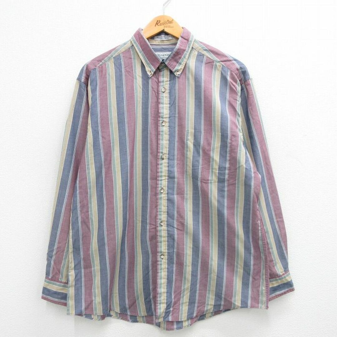 ALTRA L camicie vintage manica lunga uomo abbottonate blu navy altre usate SSYR 0