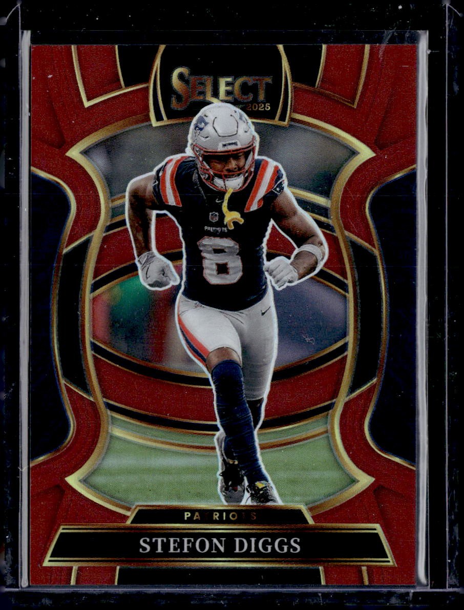 2025 Panini Select #79 Stefon Diggs Red Prizm