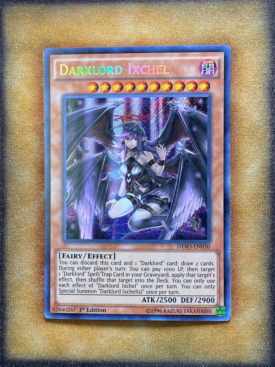 Yugioh Darklord Ixchel DESO-EN030 Secret Rare 1st Ed NM Yugioh Darklord Ixchel DESO-EN030 Secret Rare 1st Ed NM