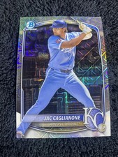 2025 Topps Bowman Chrome - Prospects Jac Caglianone #BCP-154 Mojo Refractor (RC)
