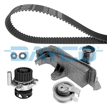 Fits AUDI A3, A4 B5, A4 B6, A4 B7, A6 C5; SKODA timing belt set + coolant pump