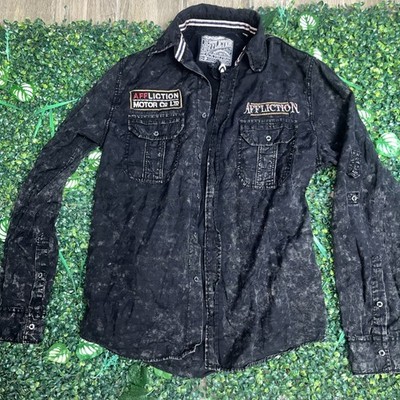 Men s Affliction Button Up Size Medium Fast shipping