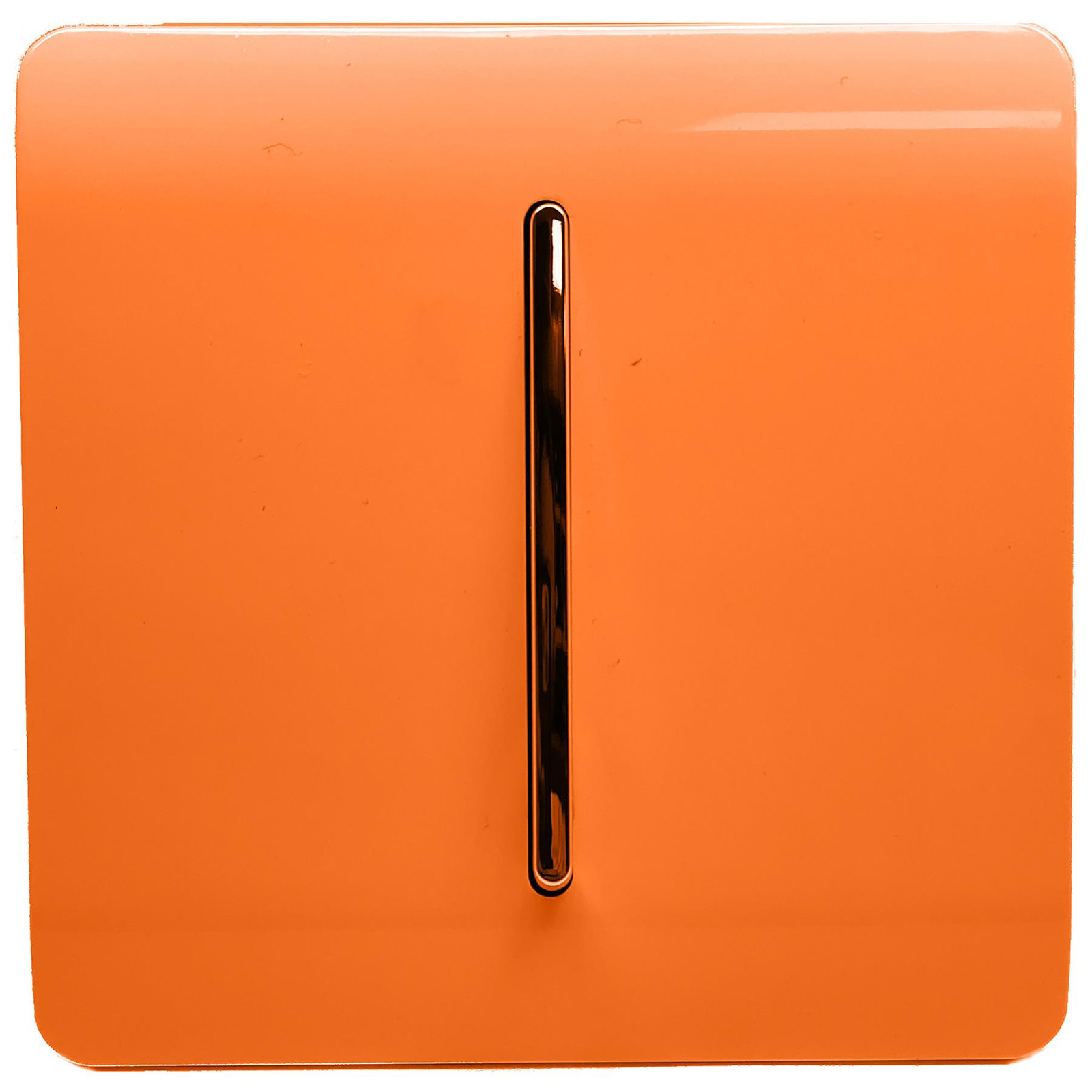 Trendi Switch 1 Gang 2 Way Screwless 10 Amp Light Switch - Sunset Orange - Image 3