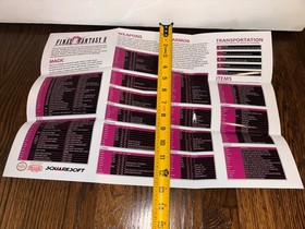 Final Fantasy II (2) for Nintendo (NES) Overworld Map  And Game