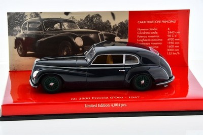 ALFA ROMEO 6C 2500 Dark Blue 1974 1/43 MINICHAMPS 403120483