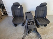 2018-2020 Ford F150 Pair of Front Bucket Seats Black Cloth Manual **NO CONSOLE**
