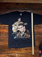 Vintage 1996 EPE Elvis Presley Black Unisex Fit Graphic T-Shirt USA Made Trinity