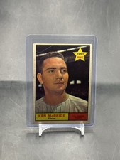 Topps 1961 Ken McBride #209 Rookie Los Angeles Angels Baseball Card Vintage. rookie card picture