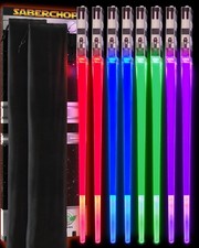 Lightsaber Chopsticks Light Up, STAR WAR Chopstick 4 Pairs Red, Blue, Gree...