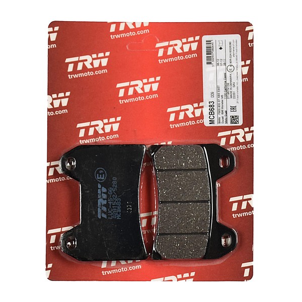 TRW Bremsbelag Organisch (FüR: Moto Guzzi California 1100 Metal KD 02-03 Vorne )-image