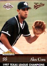 Alex Cora 1997 Best San Antonio Missions #15 RC FREE SHIPPING AutographDen