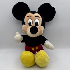 Vintage Mickey Mouse Plush Stuffed Animal Toy Doll, Walt Disney World Disneyland