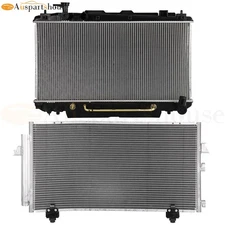 Radiator & AC Condenser Cooling Kit For 01-05 Toyota RAV4 2.0 122Cu 2.4L L4 DOHC