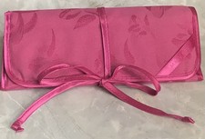New Mary Kay Pink Tri-fold Jewelry Travel Rollup Case ~ Fast Ship