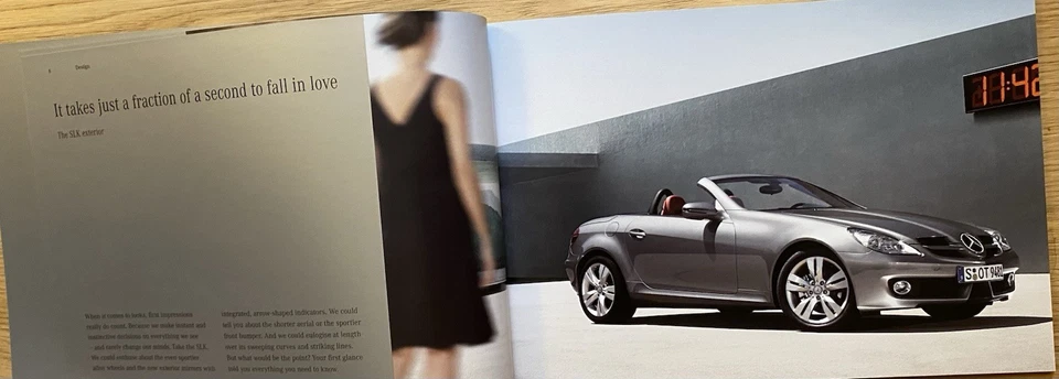 MERCEDES SLK CLASS R171 RANGE (200 280 350 55AMG) BROCHURE 2008 ENGLISH EXC - Image 4 of 4