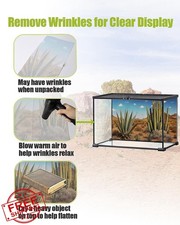 Helidrago 40 Gallon Reptile Terrarium Background 36x18 Desert