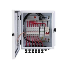 6 String Metal Solar Combiner Box, PV Combiner Box with 20A Rated Current Fus...