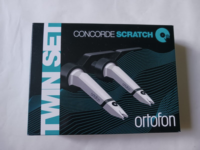 Ortofon Concorde MKII SCRATCH Twin cartridges with case from Japan