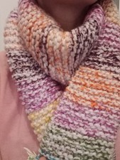 Sciarpa colorata di qualità fatta a mano per bambini vendita unisex