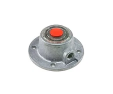 Aluminum Hub Cap with Pipe Plug (4 Bolts) Replaces Stemco 343-5110, 3435110