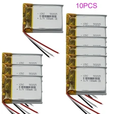 3.7V 180mAh 0.666Wh Li-Polymer Li Battery 502025 For Bluetooth Headphones GPS