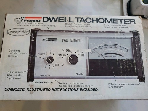 Vintage Sears Roebuck Penske Dwell Tachometer