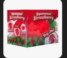 Two Sunny Days Jumbo Squeezy Strawberry Squishy Toy Stress Relief Sensory Fun