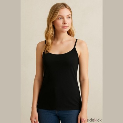 GIII Apparel Group MNY black adjustable strap cami Woman s Small