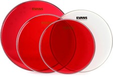 Evans Hydraulic Red 4-piece Tom Pack - 12/13/...
