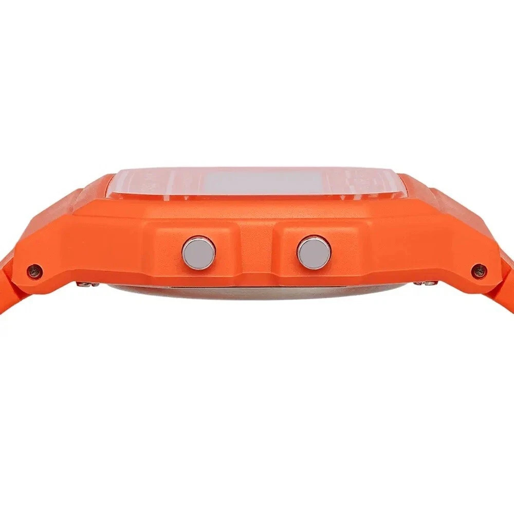 Casio F-91WC Collection Orange Resin Case Orange Rubber Strap