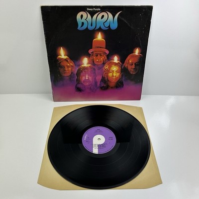 Deep Purple Burn Vinyl LP 1974 A1U B1U 1st Transition EMI & Gramophone Labels