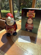 Budweiser Bud Man 30th Anniversary Ceramic Stein 1999, No Box.
