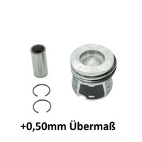 Kolben +0,50 ÜBermaß FüR Opel 1.6 Cdti B16DTH D16DTH Ø80,20Mm