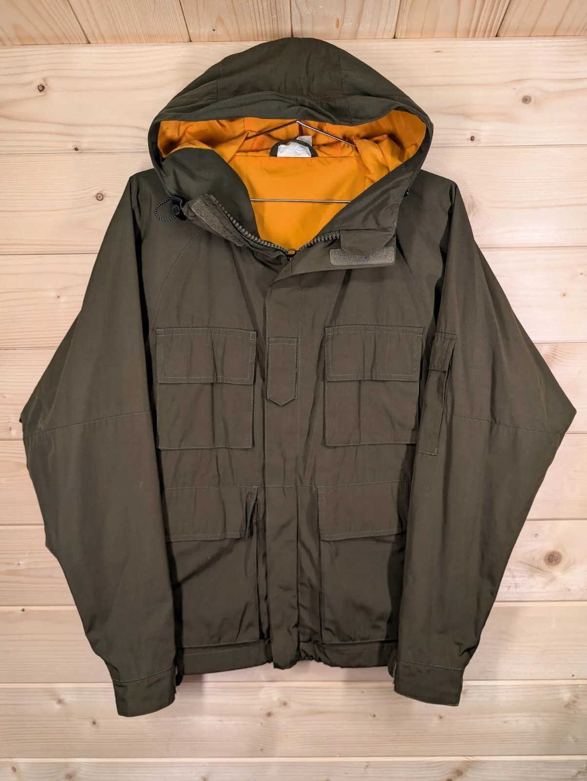 Stan Ray Mens Medium Olive Khaki Water Resistant Hooded Mountain Parka